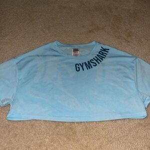 Gymshark Mint Green/Light Blue Crop Top